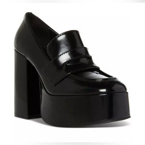 Madden Girl Cherilyn Platform Tailored Loafer Pumps